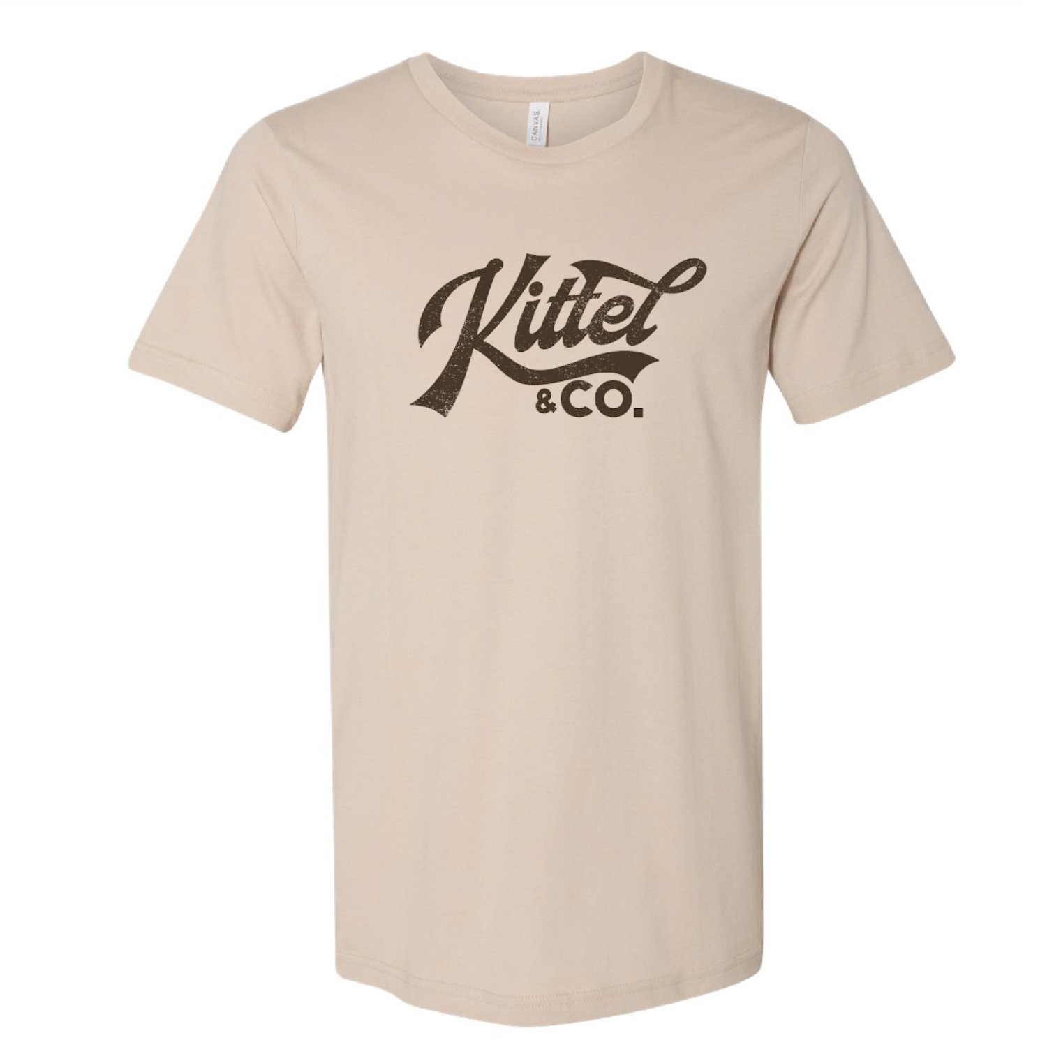 Kittel & Co. Script Logo T-Shirt - Tan