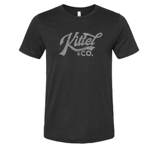 Kittel & Co. Script Logo T-Shirt - Dark Heather Grey