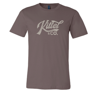 Kittel & Co. Script Logo T-Shirt - Pebble Brown